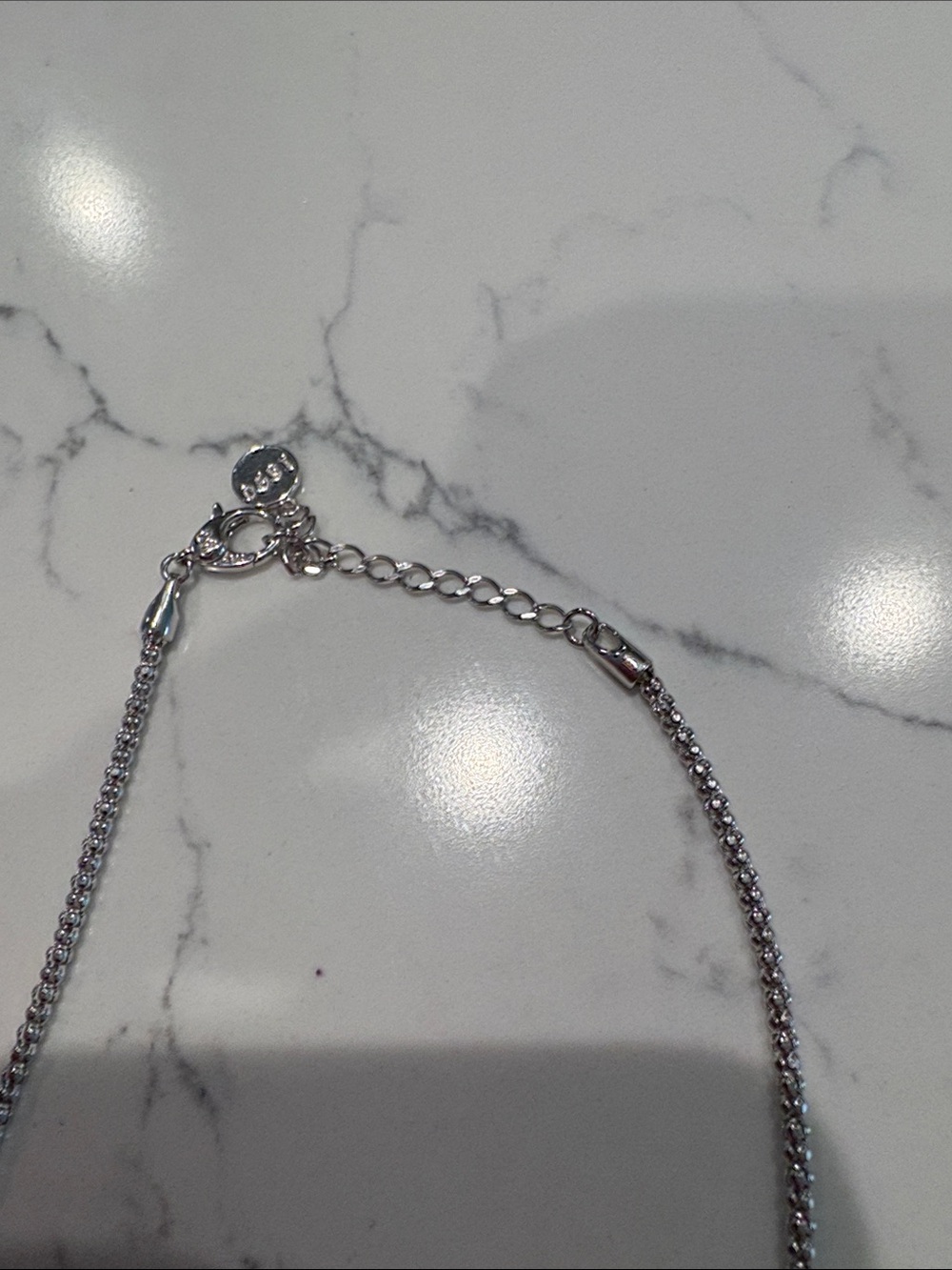 Majorica silver and pearl pendant necklace - Picture 5 of 6
